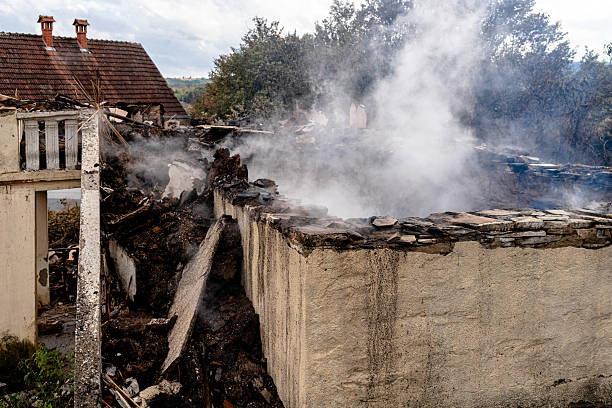Professional Emergency Fire Cleanup technician working in Fairfax, MN